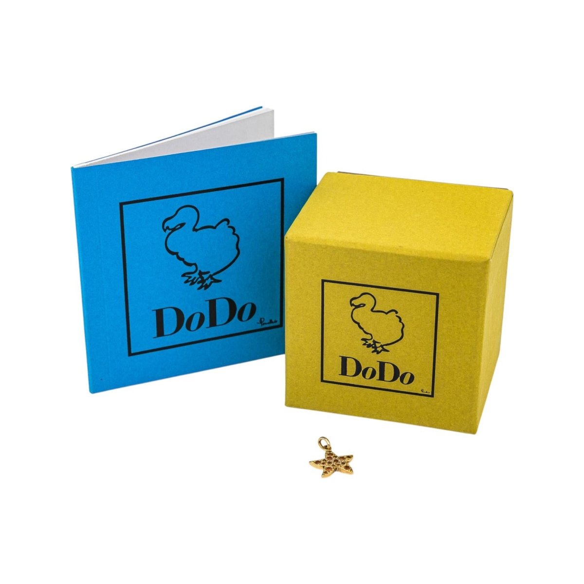 Pendentif POMELLATO "Dodo Étoile de Mer" en or jaune et saphirs - Castafiore