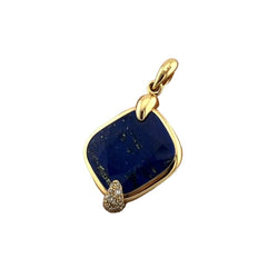 Pendentif POMELLATO en or jaune, lapis-lazuli et diamants - Castafiore