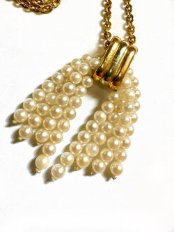 Pendentif pompon de perles de Cartier - Castafiore