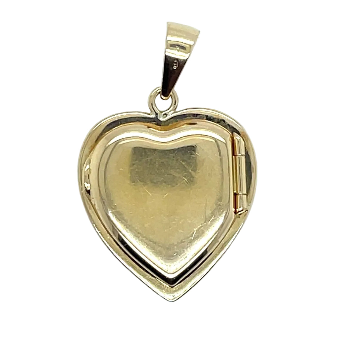 Pendentif Porte photo coeur en or jaune - Castafiore