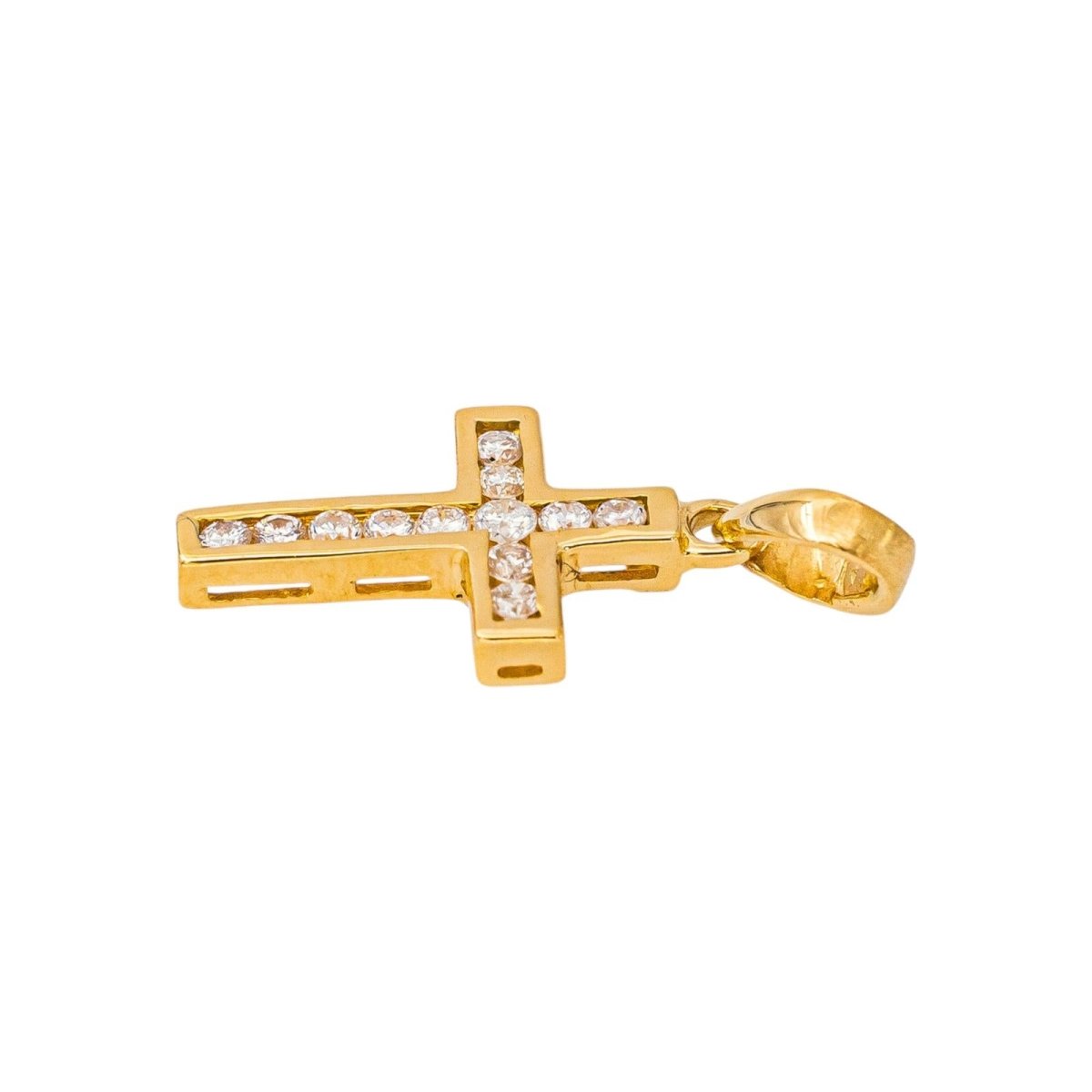 Pendentif Religieux Or jaune Diamant - Castafiore