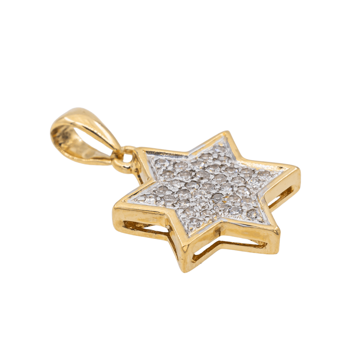 Pendentif Religieux Or jaune Diamant - Castafiore