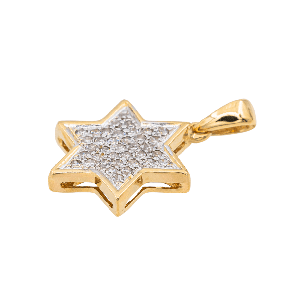 Pendentif Religieux Or jaune Diamant - Castafiore