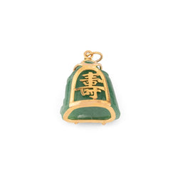Pendentif représentant un Bouddha sculpté en l'aventurine - Castafiore