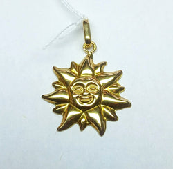 Pendentif Soleil en or jaune - Castafiore