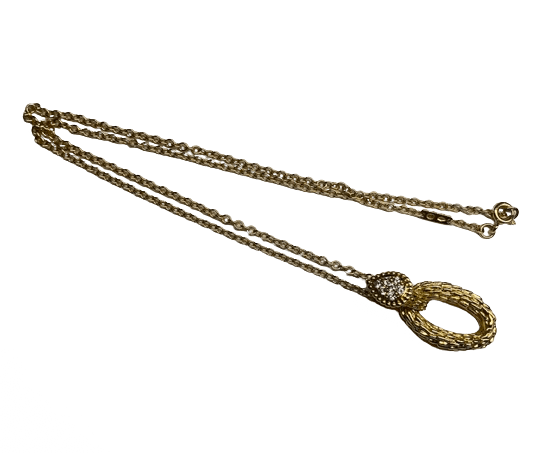 PENDENTIF SUR CHAINE BOUCHERON SERPENT DE BOHEME OR 18K ET DIAMANTS - Castafiore
