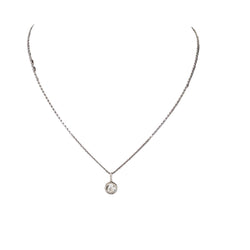 Pendentif sur chaîne en or blanc et diamant - Castafiore