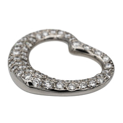 Pendentif TIFFANY & CO Open Heart en platine et diamants - Castafiore