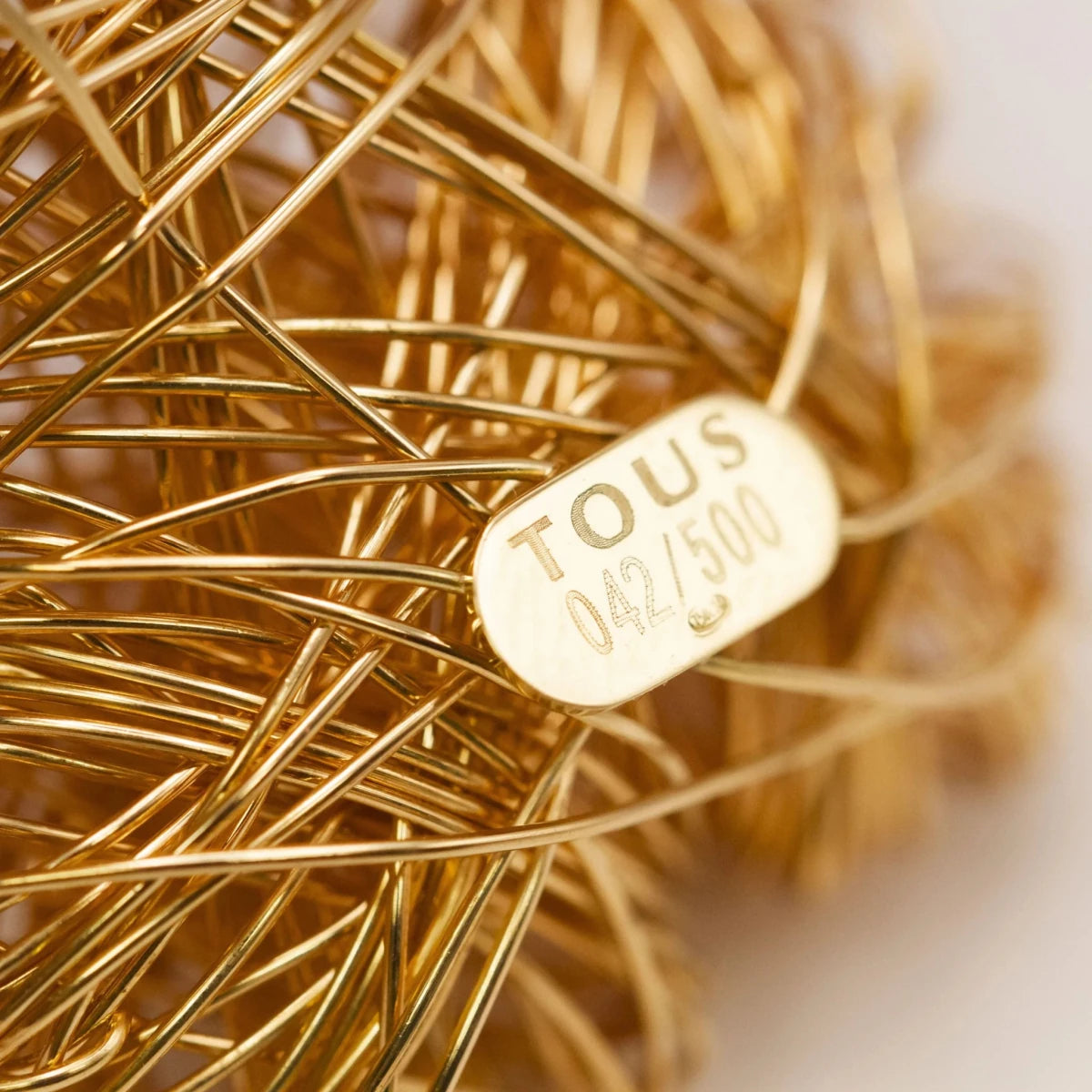 Pendentif TOUS "Hilos" en or jaune - Castafiore
