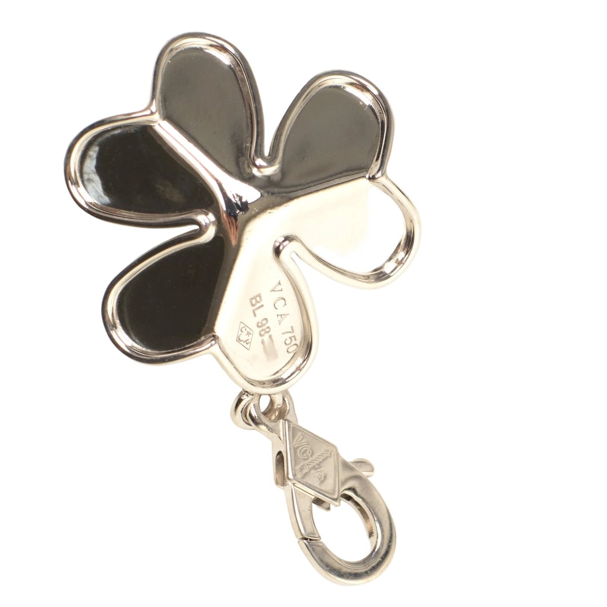 Pendentif VAN CLEEF & ARPELS "Frivole" en or blanc et diamants - Castafiore