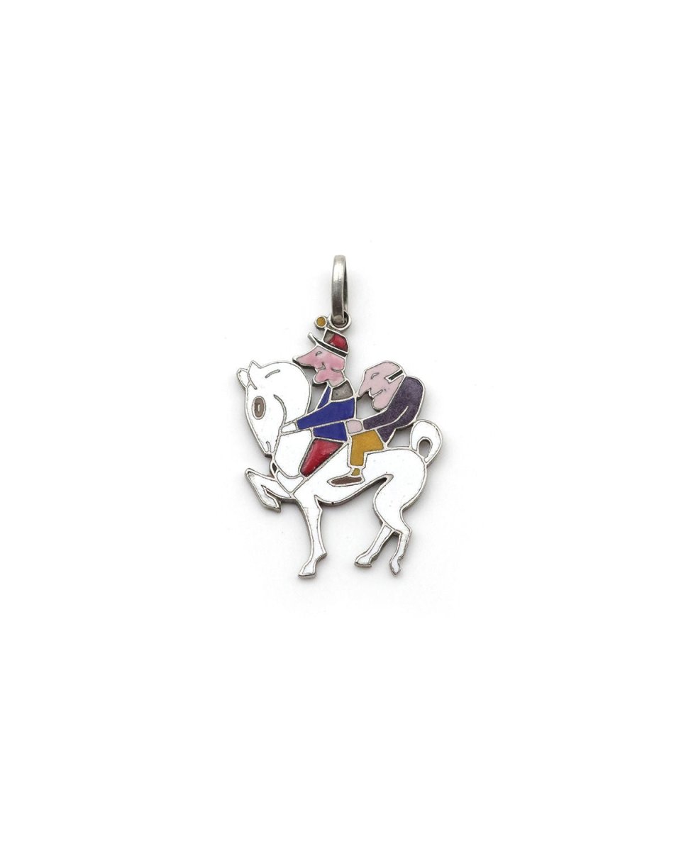 Pendentif VAN CLEEF & ARPELS "Les 3 Inséparables" en émail - Castafiore