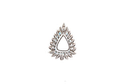Pendentif vintage aigue - marine et diamants - Castafiore