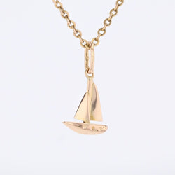 Pendentif voilier en or jaune - Castafiore