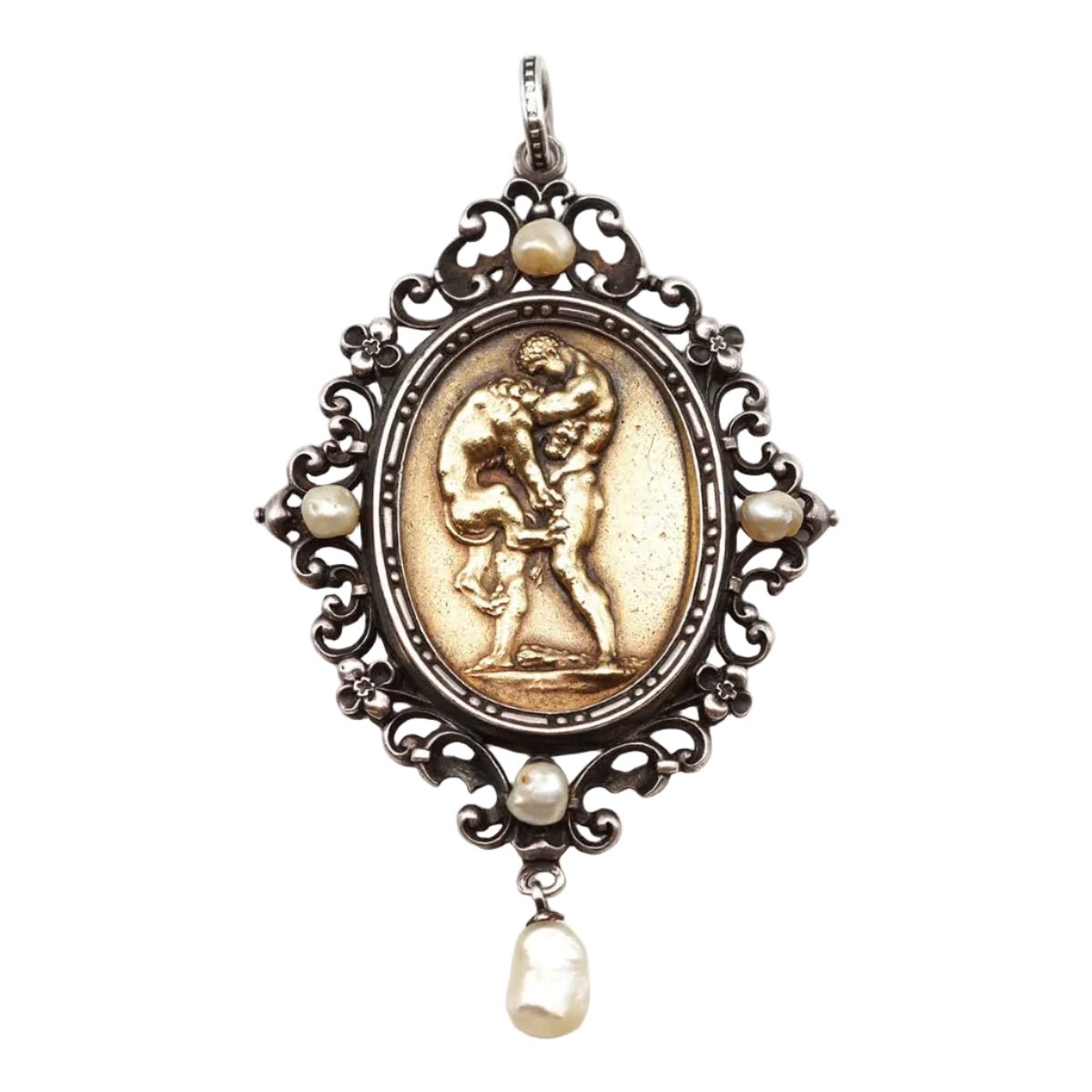 Pendentif WIÈSE "Hercule" en argent, vermeil - Castafiore