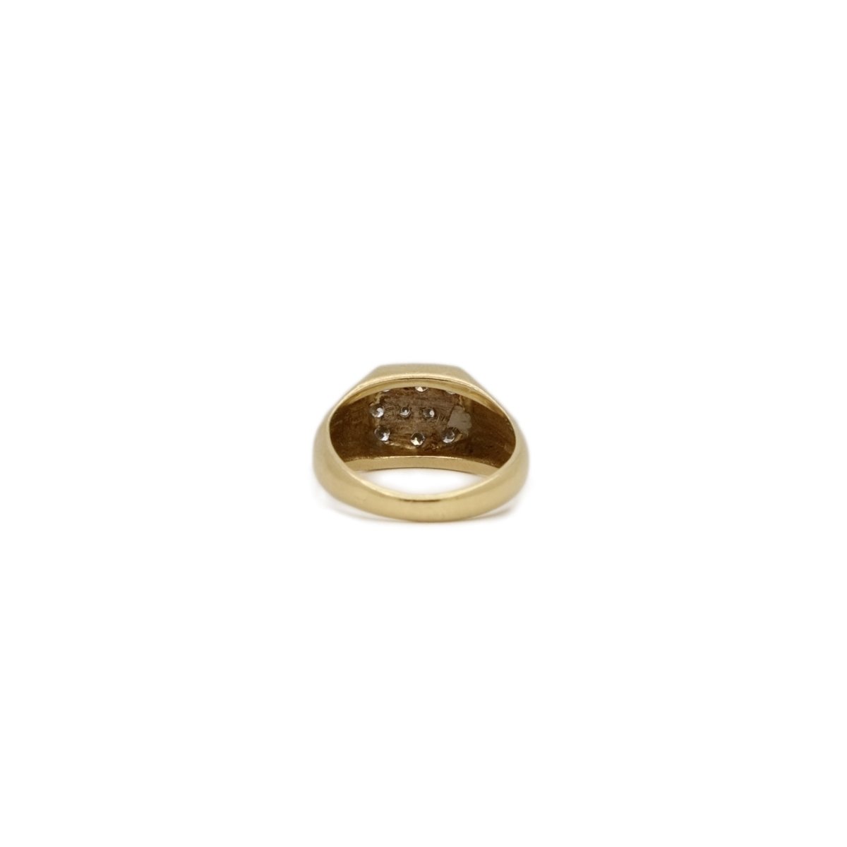 Petite chevalière pavage diamants - Castafiore