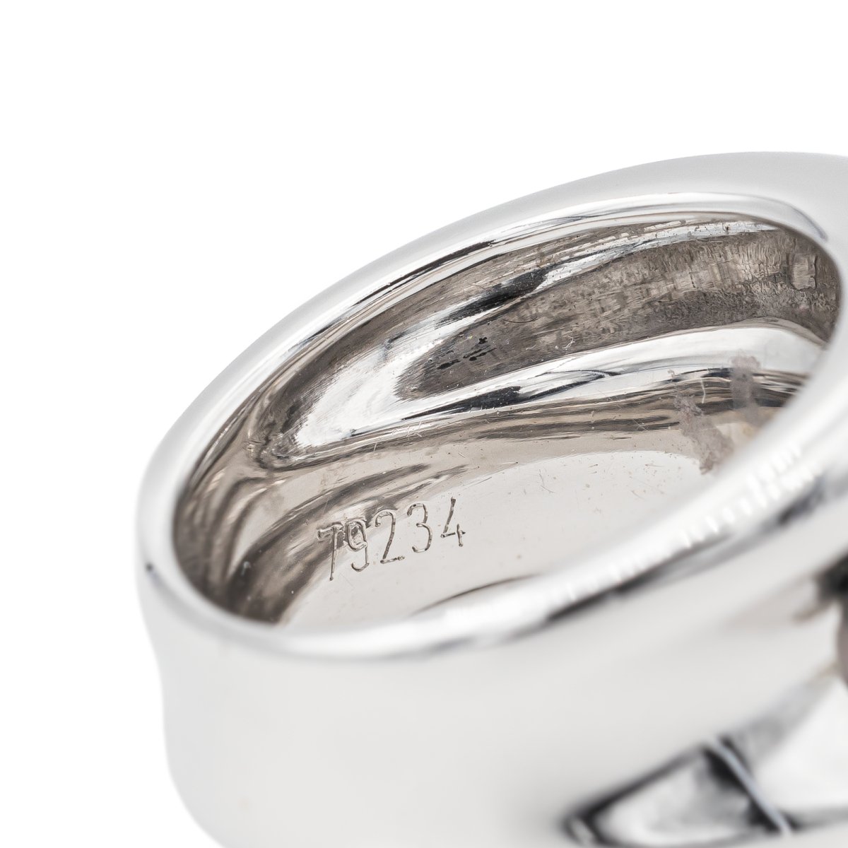 Poiray Bague Cocktail Fidji Or blanc Perle - Castafiore