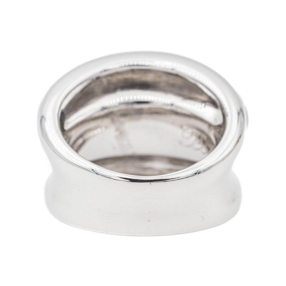 Poiray Bague Cocktail Fidji Or blanc Perle - Castafiore