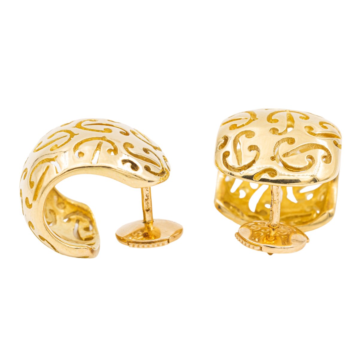 Poiray Boucles d'oreilles Or jaune - Castafiore