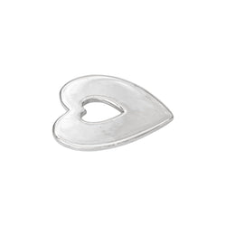 Poiray Pendentif Cœur Cœur Or blanc - Castafiore