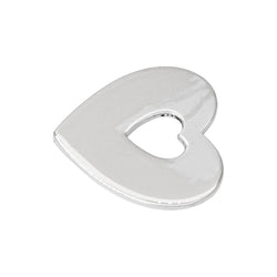 Poiray Pendentif Cœur Cœur Or blanc - Castafiore