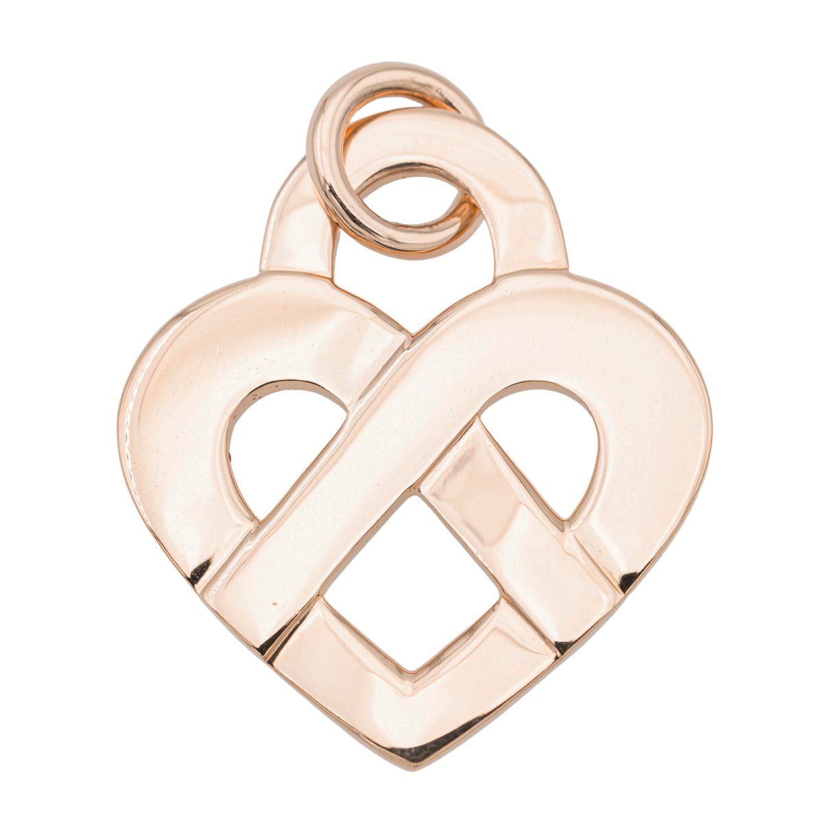 Poiray Pendentif Cœur Entrelacé Or jaune - Castafiore