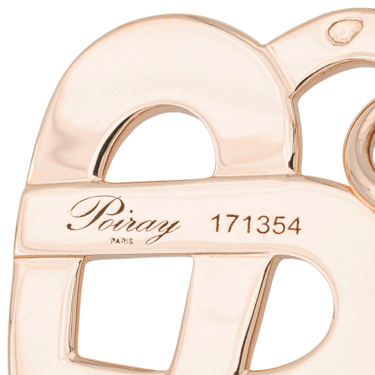 Poiray Pendentif Cœur Entrelacé Or jaune - Castafiore