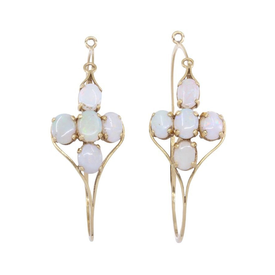 Poissardes opales moderne en or jaune - Castafiore