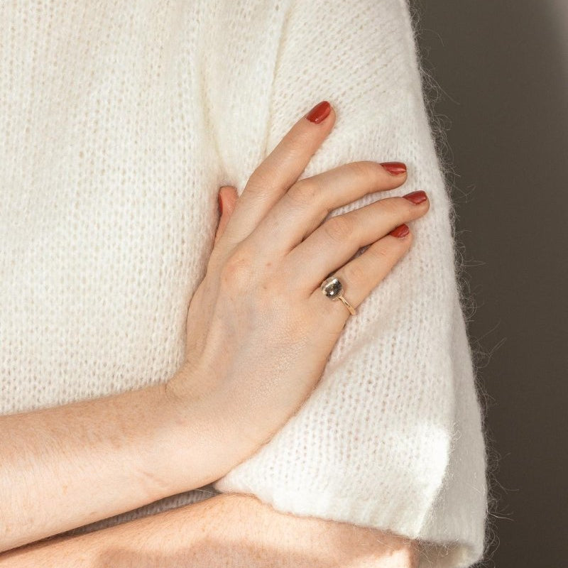 Pomellato Bague Nudo Or rose Topaze - Castafiore