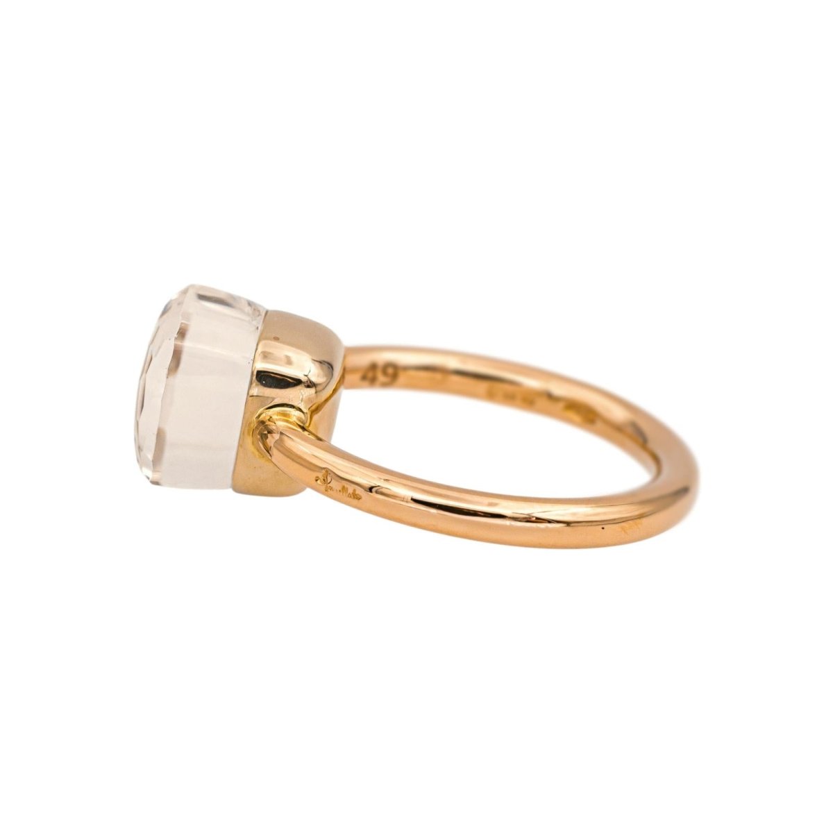 Pomellato Bague Nudo Or rose Topaze - Castafiore