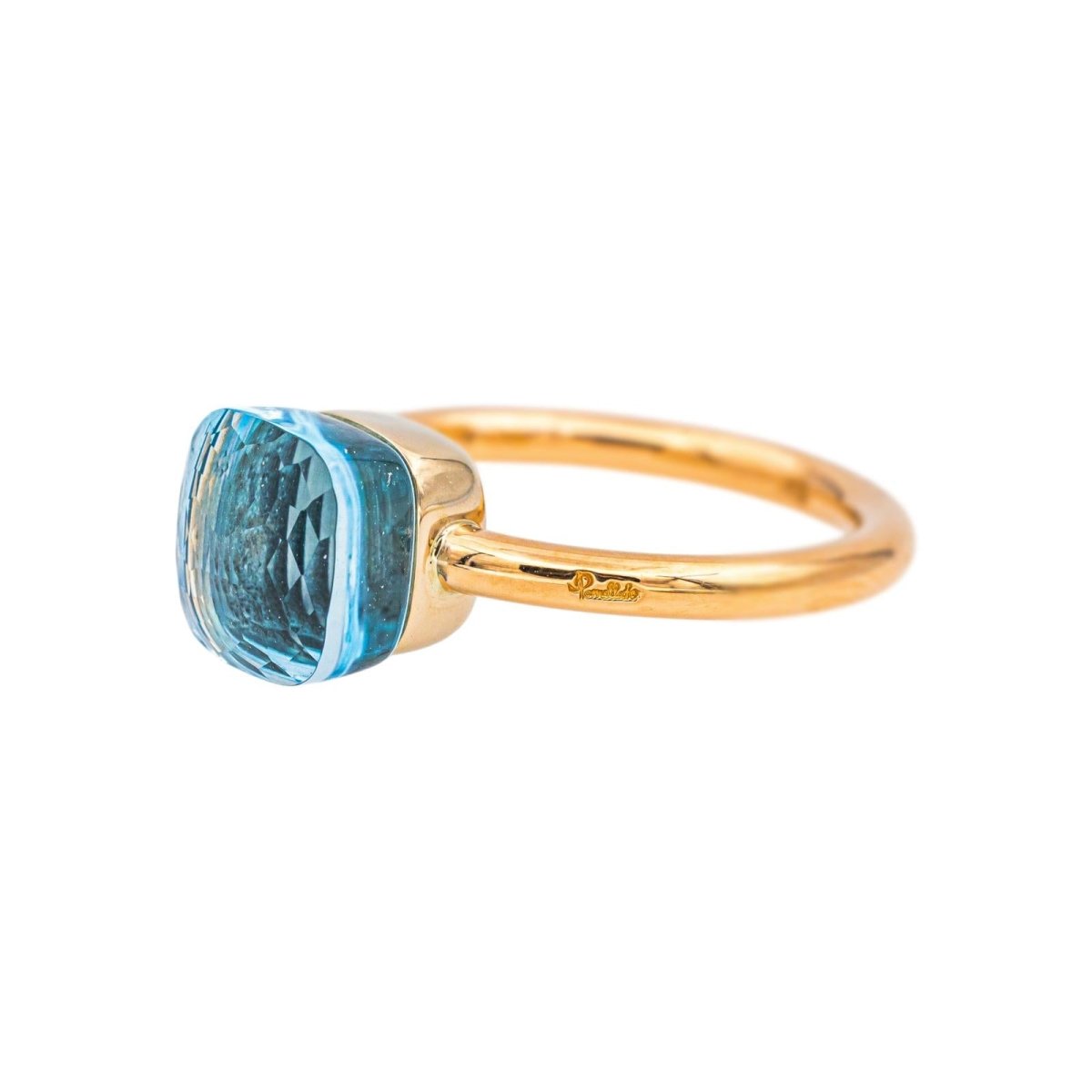 Pomellato Bague Nudo Or rose Topaze - Castafiore