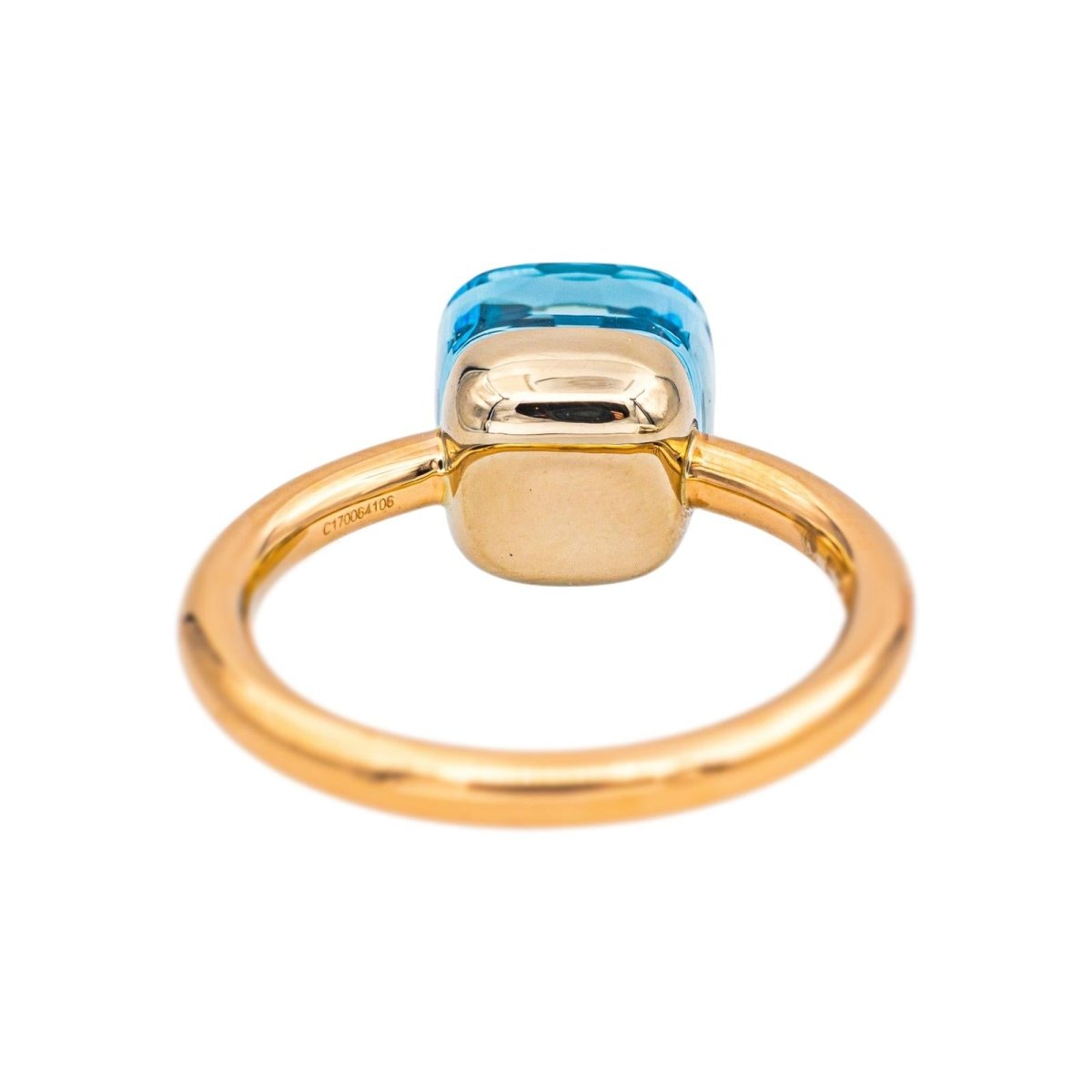 Pomellato Bague Nudo Or rose Topaze - Castafiore