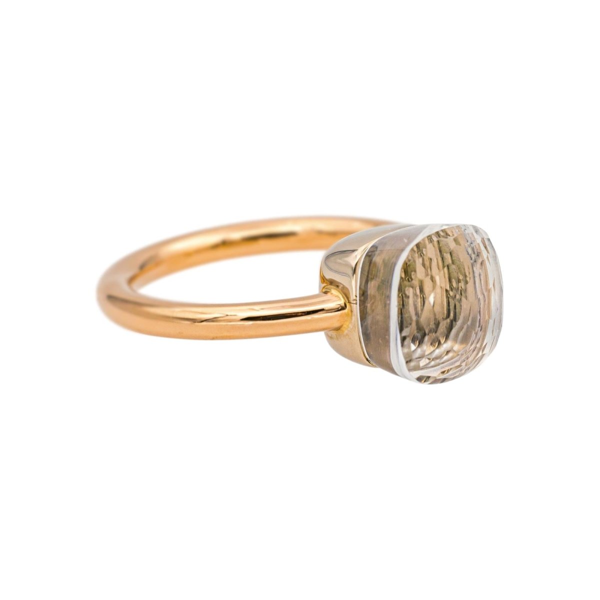 Pomellato Bague Nudo Or rose Topaze - Castafiore