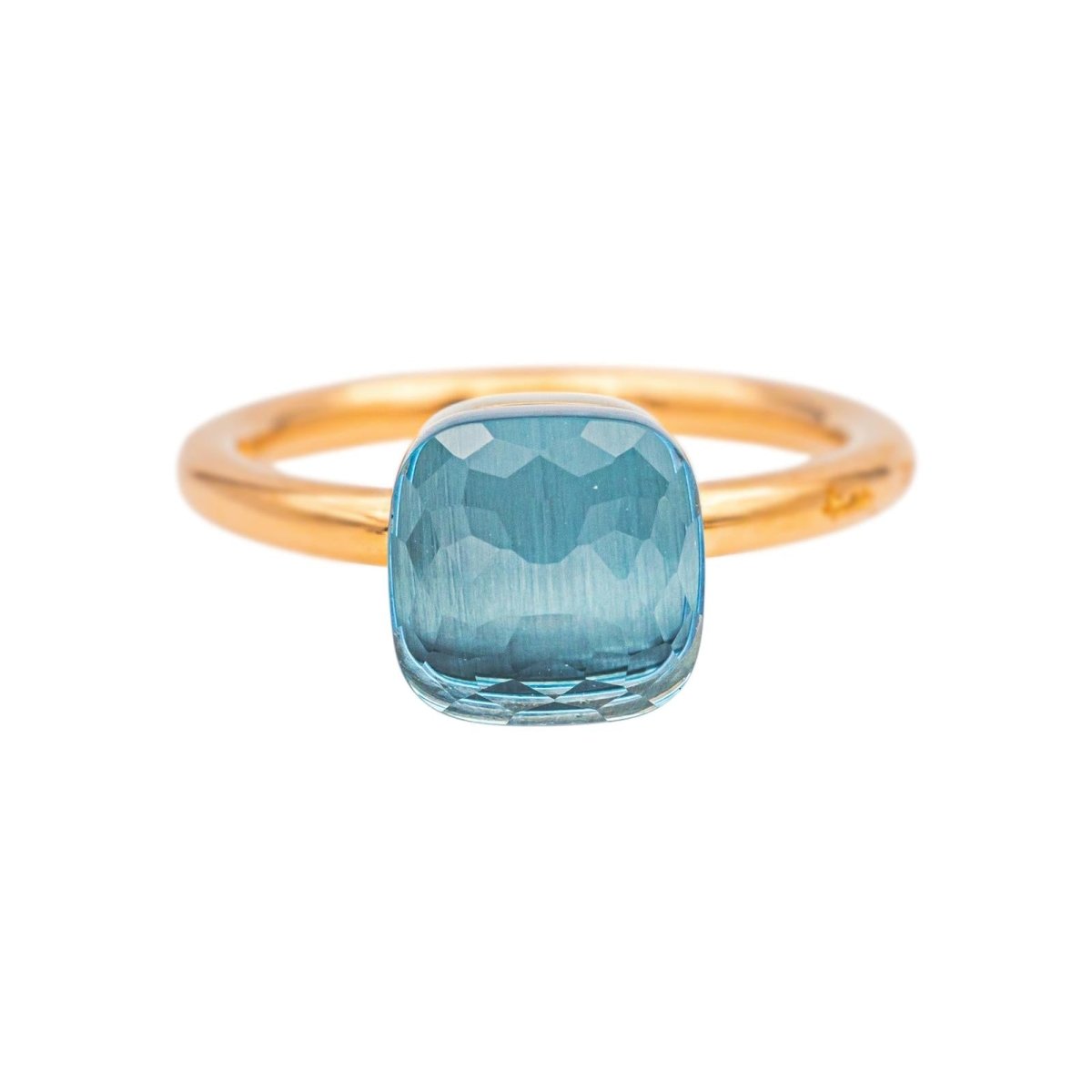 Pomellato Bague Nudo Or rose Topaze - Castafiore