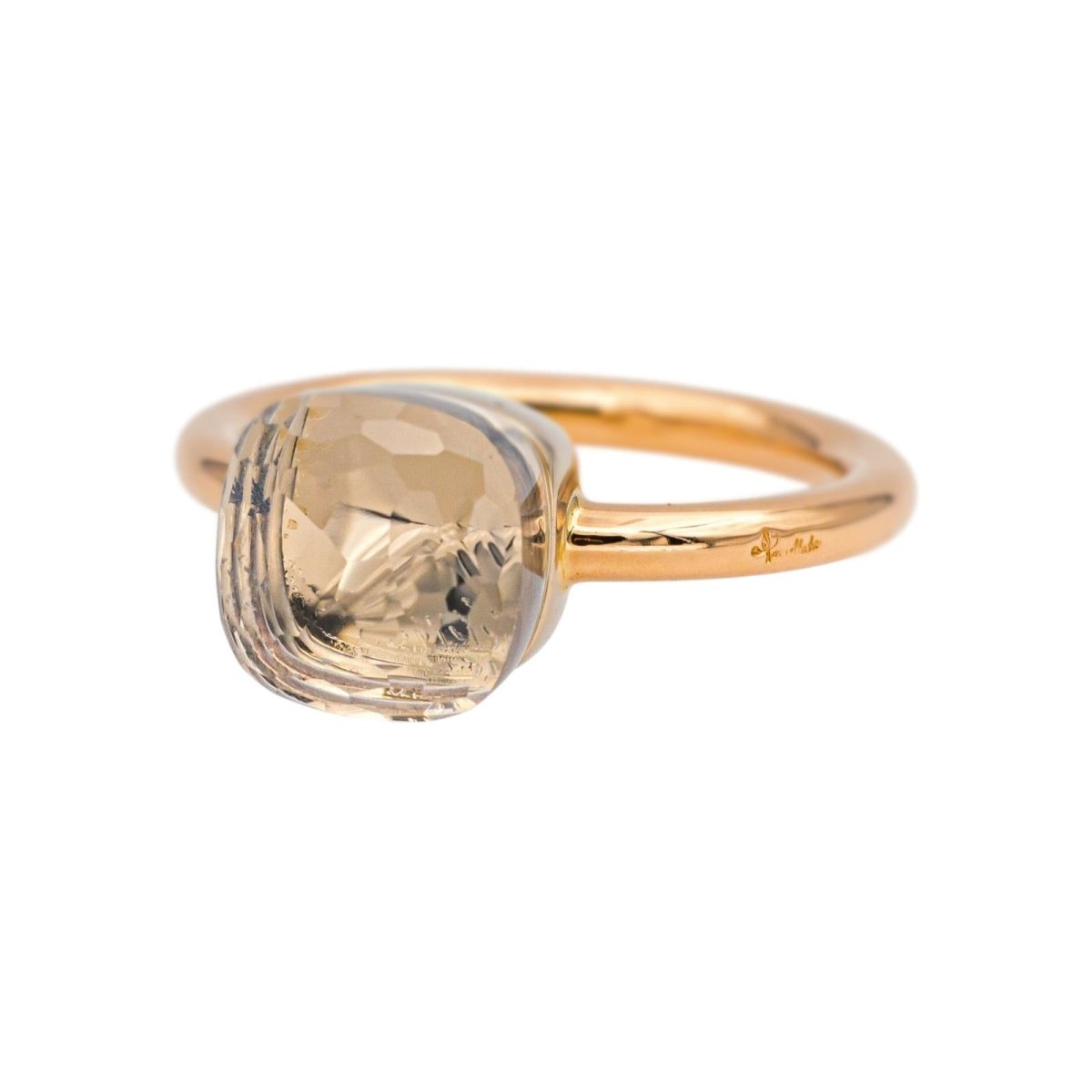Pomellato Bague Nudo Or rose Topaze - Castafiore