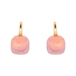 Pomellato Boucles d'oreilles Nudo Or rose Quartz rose - Castafiore