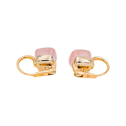Pomellato Boucles d'oreilles Nudo Or rose Quartz rose - Castafiore