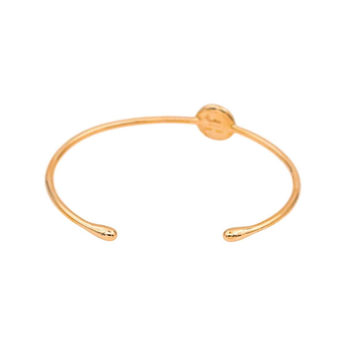 Pomellato Bracelet Demi Jonc Sabbia Or rose Diamant brun - Castafiore