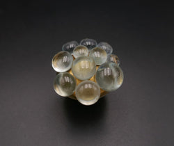 Pomellato Collection Mora, Bague Aigues Marines, Or Jaune 18 Carats. - Castafiore