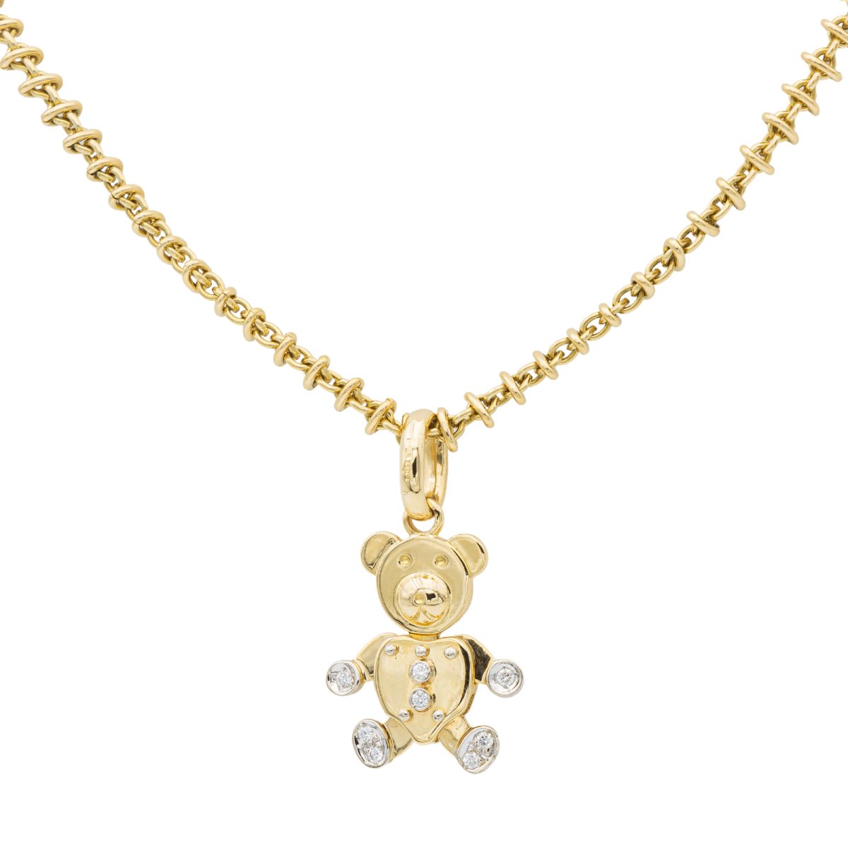 Pomellato Collier Ours Or jaune Diamant - Castafiore