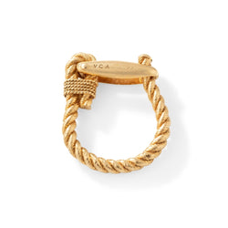 Porte - clés VAN CLEEF & ARPELS Cordage en or jaune - Castafiore