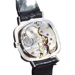 Rolex dame Cellini, ligne "Zephir", réf. 4082/9, circa 1970, or blanc 18 carats - Castafiore