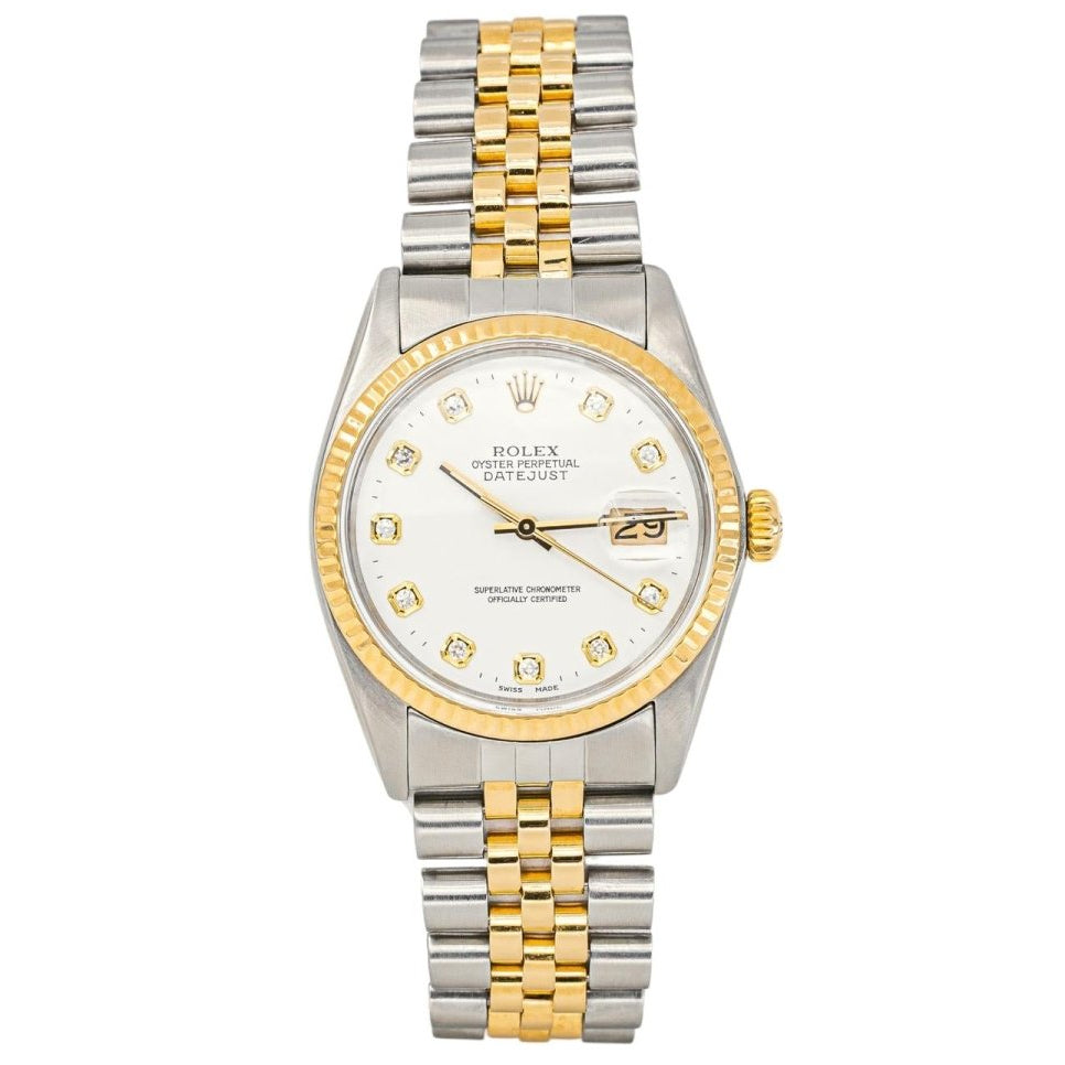 Rolex Montre Datejust Or jaune Diamant - Castafiore
