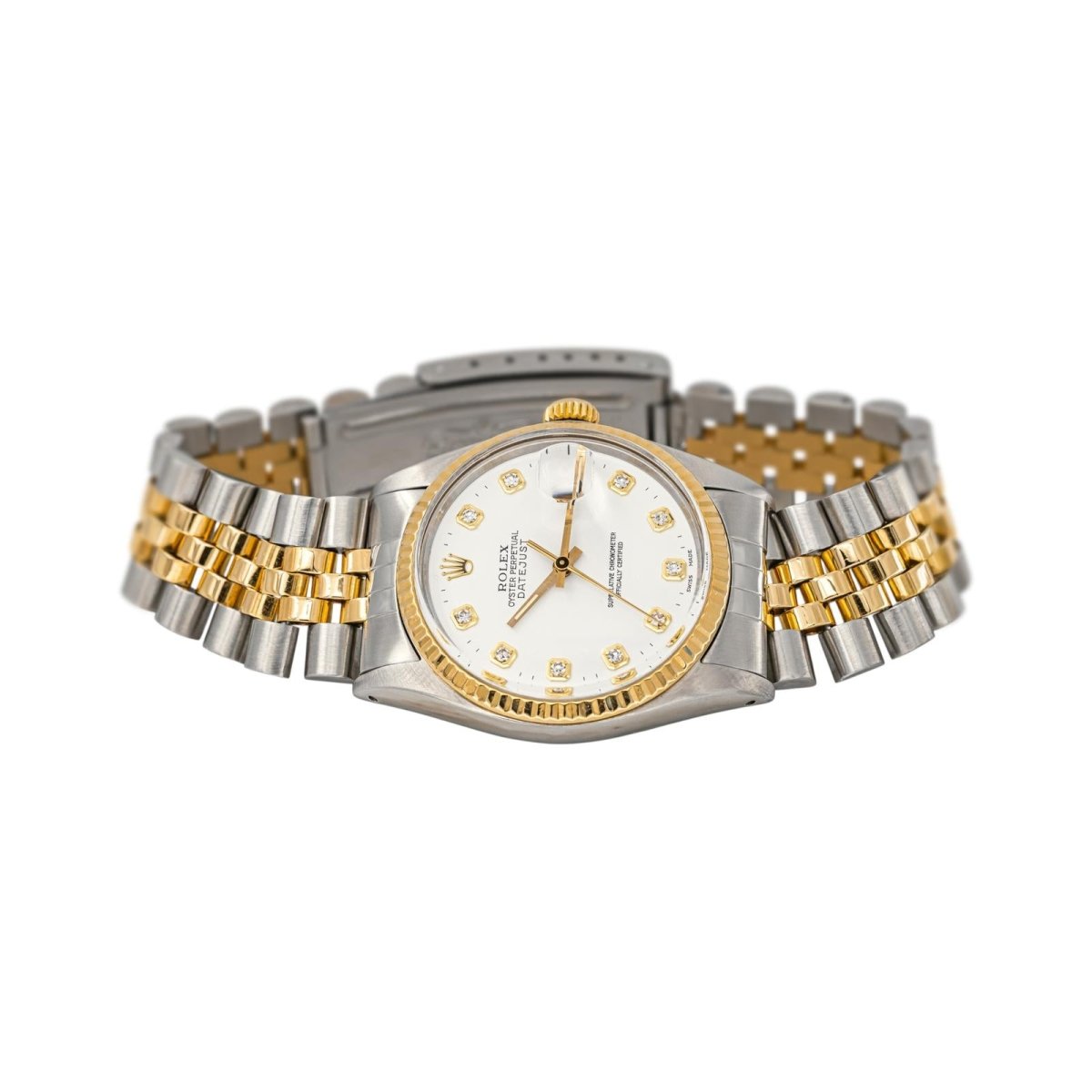 Rolex Montre Datejust Or jaune Diamant - Castafiore