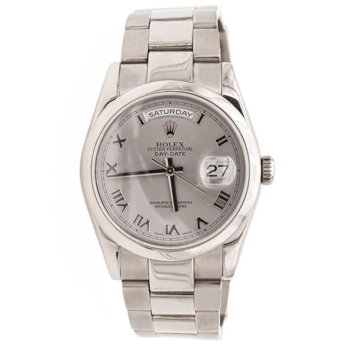 Rolex Montre Day - Date Or blanc - Castafiore