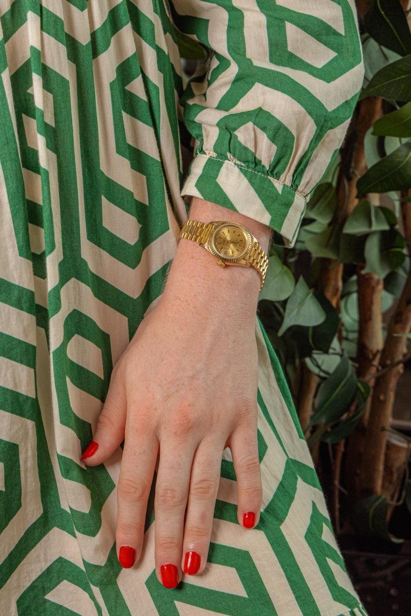 Rolex Montre Lady Datejust Or jaune - Castafiore