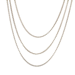 Sautoir ancien en argent - Castafiore