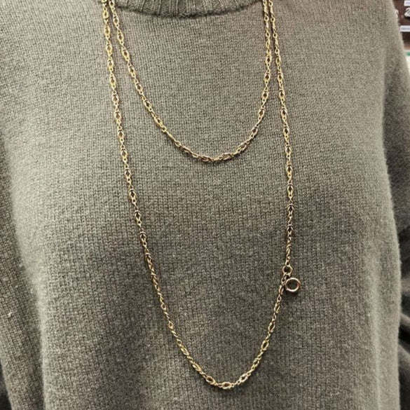 Sautoir ancien en or jaune - Castafiore