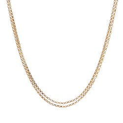 Sautoir ancien maille jaseron - Castafiore