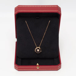 Sautoir Cartier Amulette PM en or rose et bois d'amourette - Castafiore