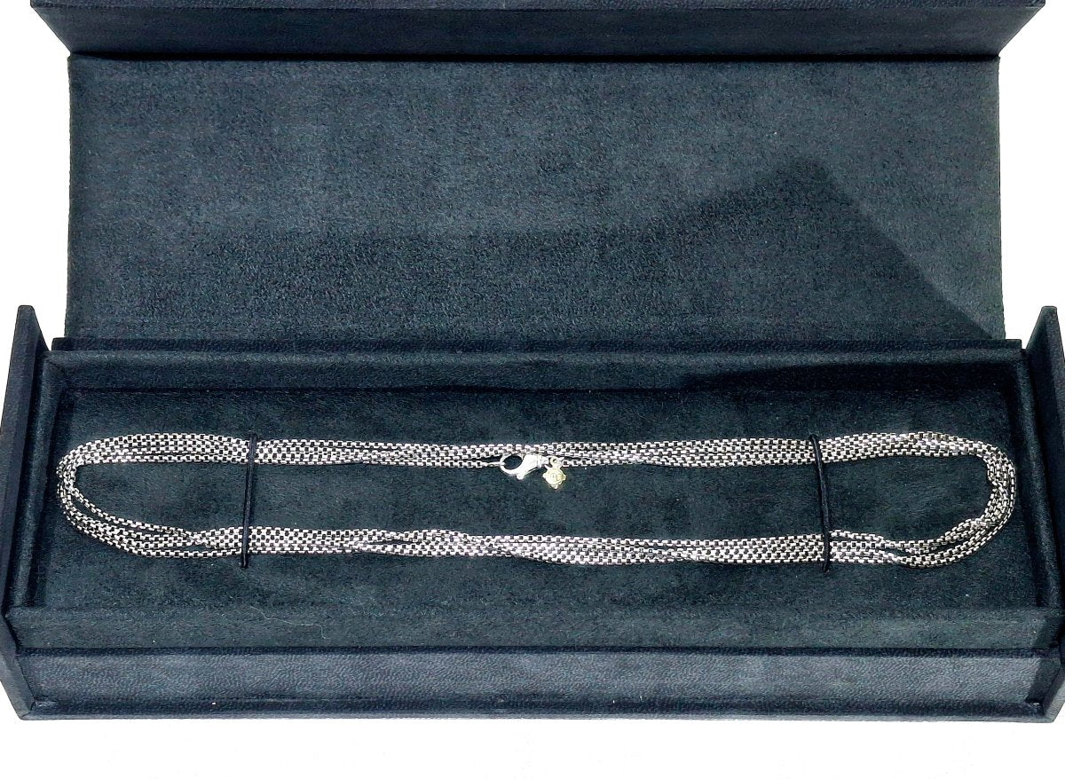 Sautoir David Yurman en argent, maille vénitienne - Castafiore
